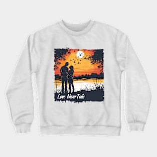 Love never fails Crewneck Sweatshirt